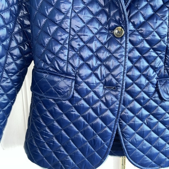 Vineyard Vines Quilted Wool Trim Blazer Size 4 - Picture 4 of 8